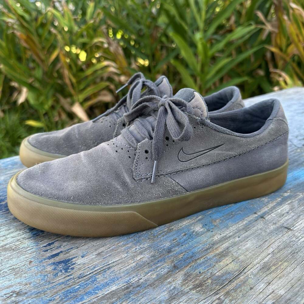 Nike SB Shane O'Neill Suede Skateboard Shoes Men's 9.5 Grey Suede